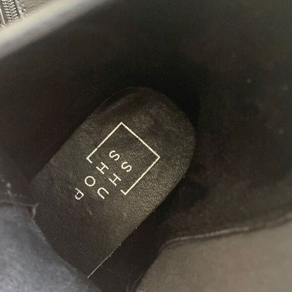 ShuShop Black Ymelda Combat Boots Size 8 NEW - Picture 8 of 9